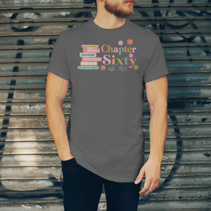 Chapter Sixty 60 Years Old 60th Birthday Book Lover Unisex Jersey T-Shirt