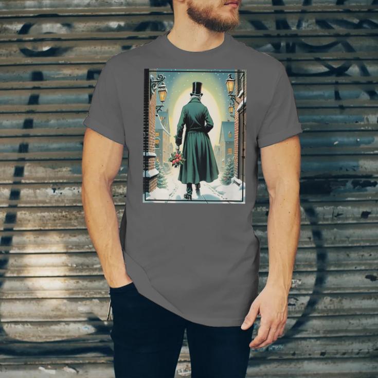 Charles Dickens Christmas Classic Book Ebeneezer Scrooge -Adults Kids Small Short Sleeve T-Shirt Unisex Jersey T-Shirt