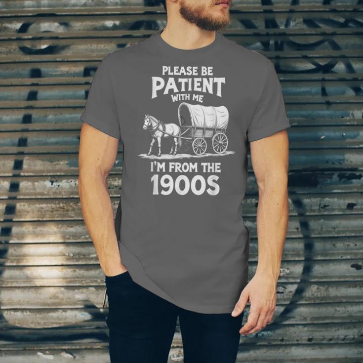 Charming Slow Life Please Be Patient I'm From The 1900s Unisex Jersey T-Shirt Charming Slow Life Please Be Patient I'm From The 1900s Unisex Jersey T-Shirt