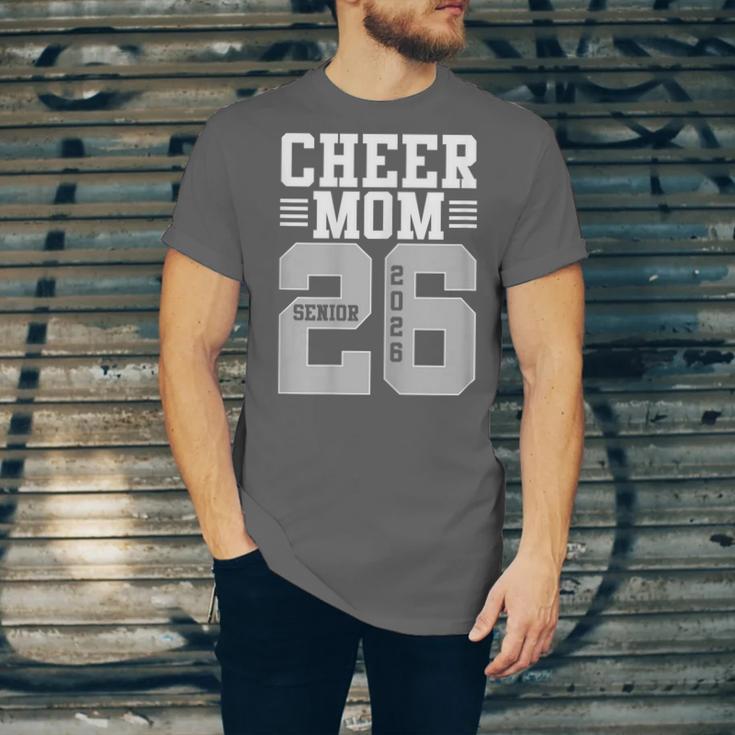 Cheer Mom Senior 2026 Cheerleaders Graduation Mother Unisex Jersey T-Shirt