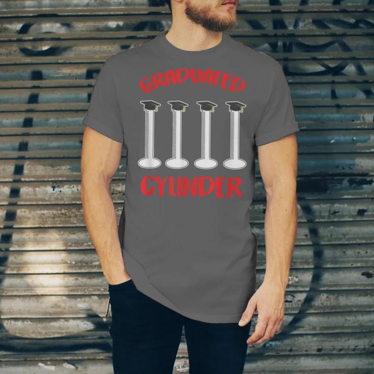 Chemistry Science Joke Graduated Cylinder Graduation T-Shirt Unisex Jersey T-Shirt
