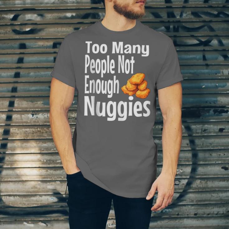 Chicken Nugget Saying Introvert Nuggie Foodie Food Unisex Jersey T-Shirt Chicken Nugget Saying Introvert Nuggie Foodie Food Unisex Jersey T-Shirt