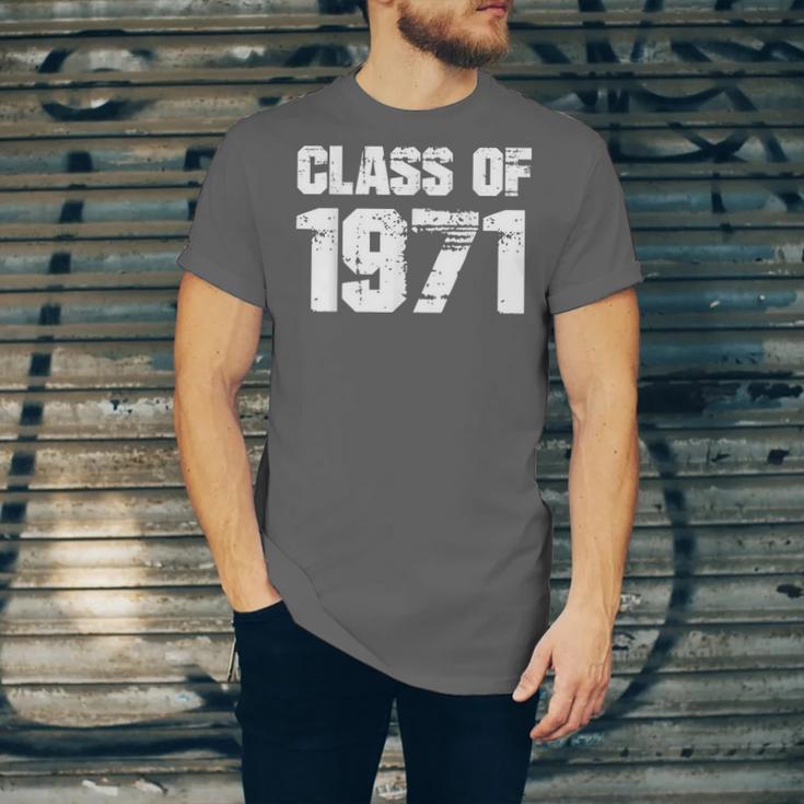 Class Of 1971 High School College Graduation Reunion T-Shirt Unisex Jersey T-Shirt