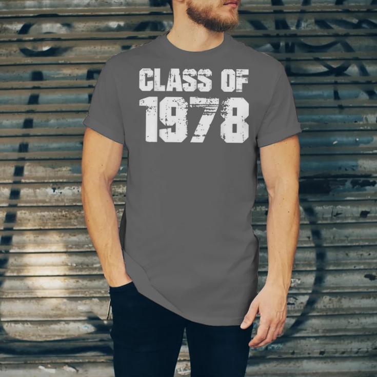Class Of 1978 High School College Graduation Reunion Unisex Jersey T-Shirt