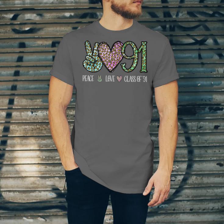 Class Of 1991 Shirt Leopard Senior Graduation Class Reunion Unisex Jersey T-Shirt