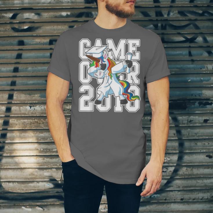 Class Of 2018 Graduation Dabbing Unicorn Shirt Unisex Jersey T-Shirt