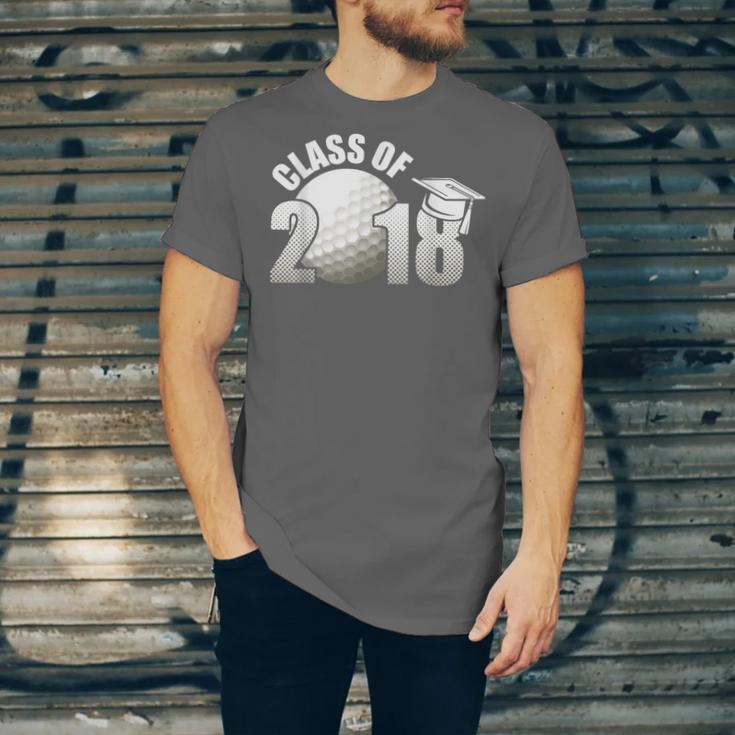 Class Of 2018 Shirts Graduation Senior Golf Unisex Jersey T-Shirt