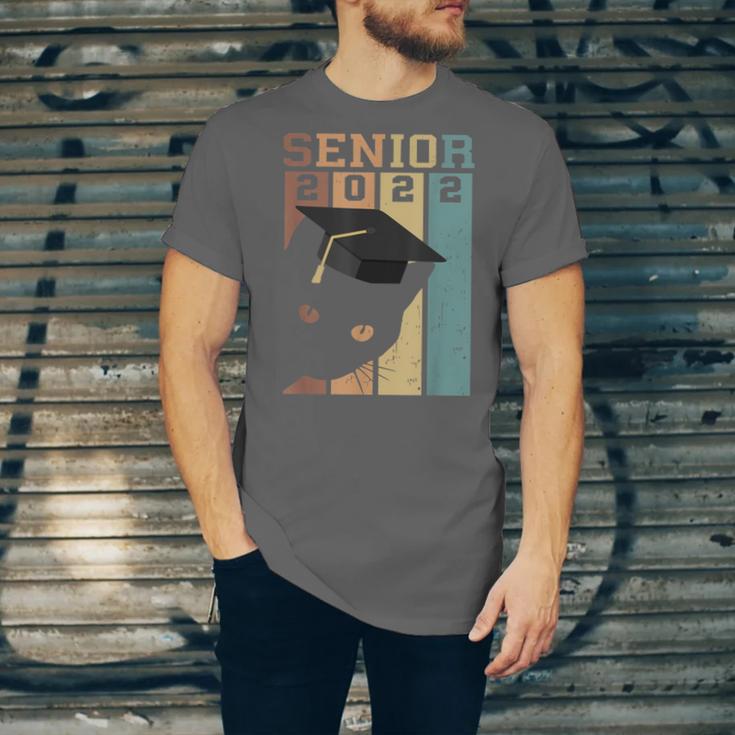 Class Of 2022 Graduation Cat Seniors Grad Unisex Jersey T-Shirt