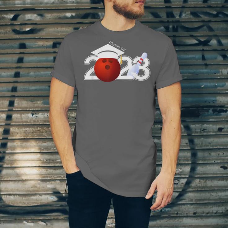 Class Of 2023 Graduation For Him Her Bowling Unisex Jersey T-Shirt