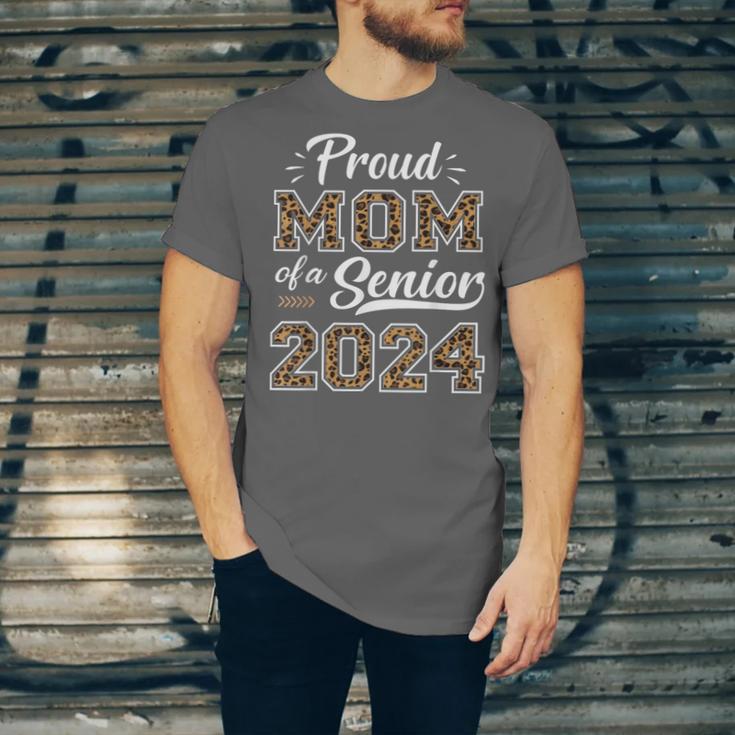 Class Of 2024 Proud Mom Of Senior Class 24 Graduation Unisex Jersey T-Shirt