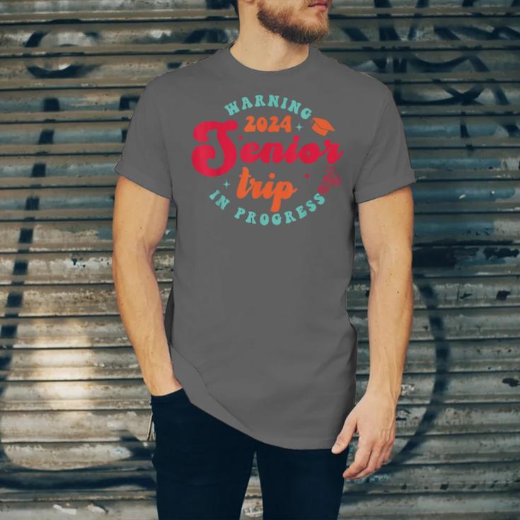 Class Of 2024 Senior Trip In Progress Graduation Trip Unisex Jersey T-Shirt