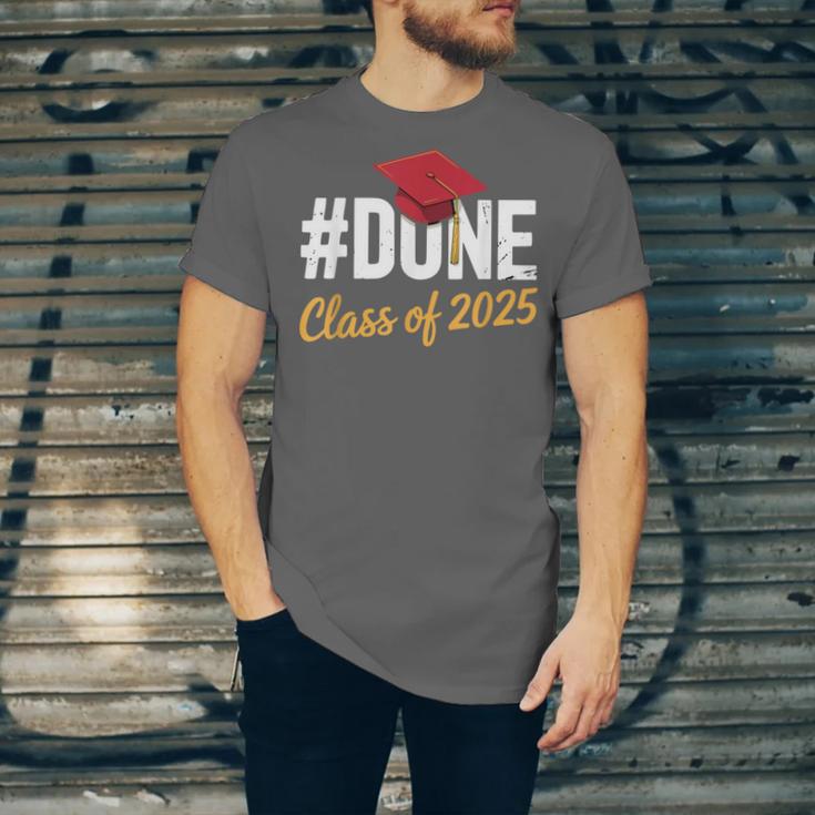 Class Of 2025 Graduation Hashtag DONE Graduate Unisex Jersey T-Shirt
