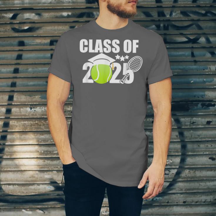 Class Of 2025 Graduation Senior Tennis Player Unisex Jersey T-Shirt