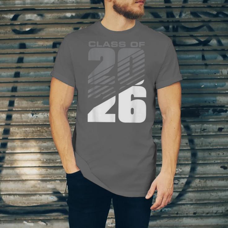 Class Of 2026 High School Senior Graduation Grey Sport Style Unisex Jersey T-Shirt