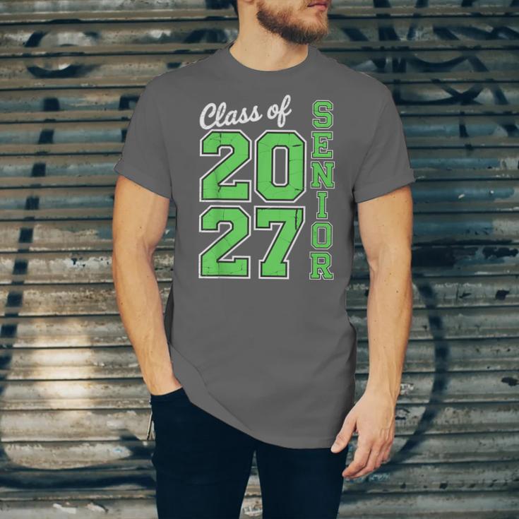 Class Of 2027 Senior 27 High School Graduation Senior 2027 Unisex Jersey T-Shirt