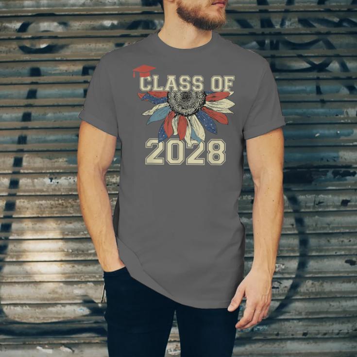 Class Of 2028 High School Graduation Senior 2028 Unisex Jersey T-Shirt