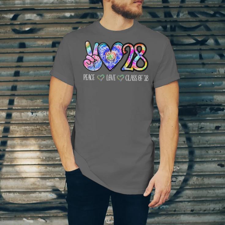 Class Of 2028 Shirt Tie Dye Senior Graduation Class Reunion Unisex Jersey T-Shirt