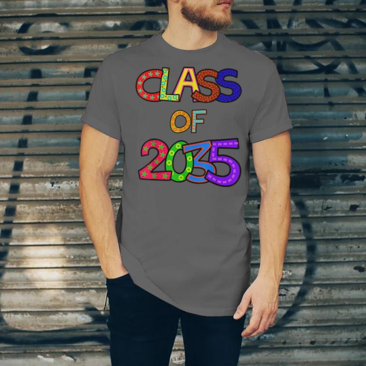 Class Of 2035 Grow With Me Kindergarten Graduation Unisex Jersey T-Shirt