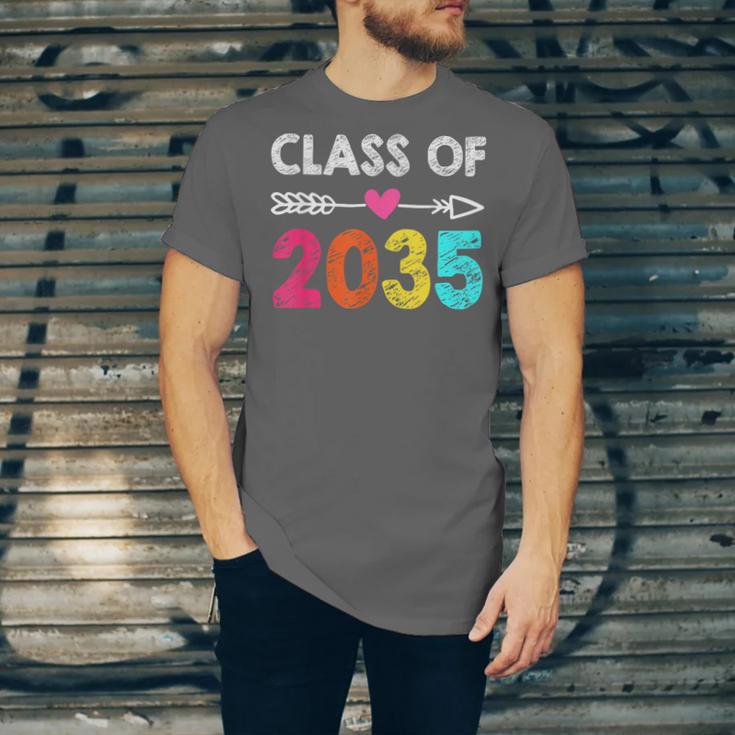 Class Of 2035 Kindergarten Pre K Grow With Me Graduation Unisex Jersey T-Shirt