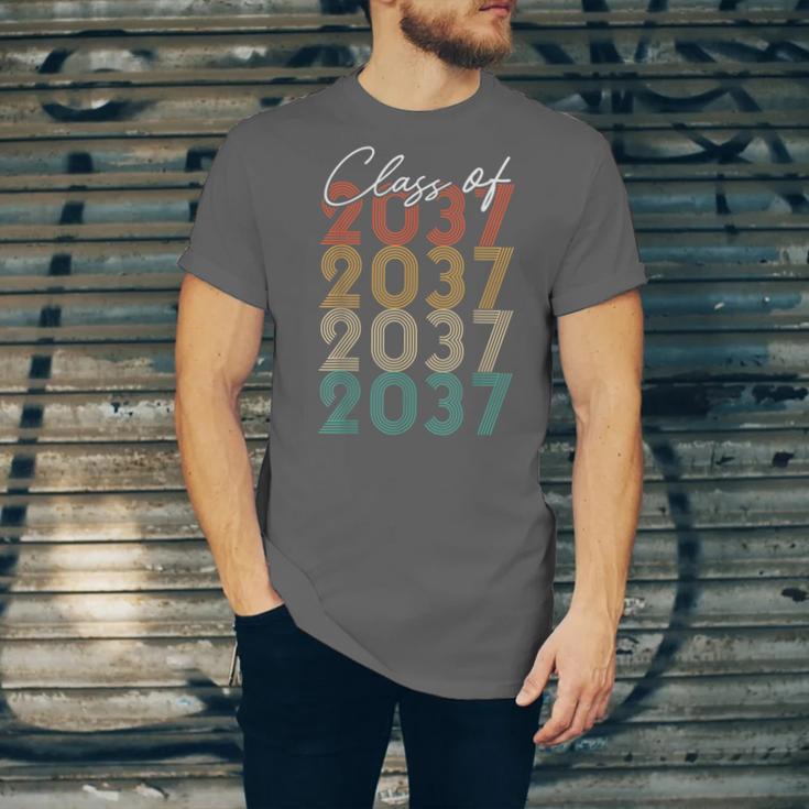 Class Of 2037 Vintage Kindergarten To Graduation Unisex Jersey T-Shirt