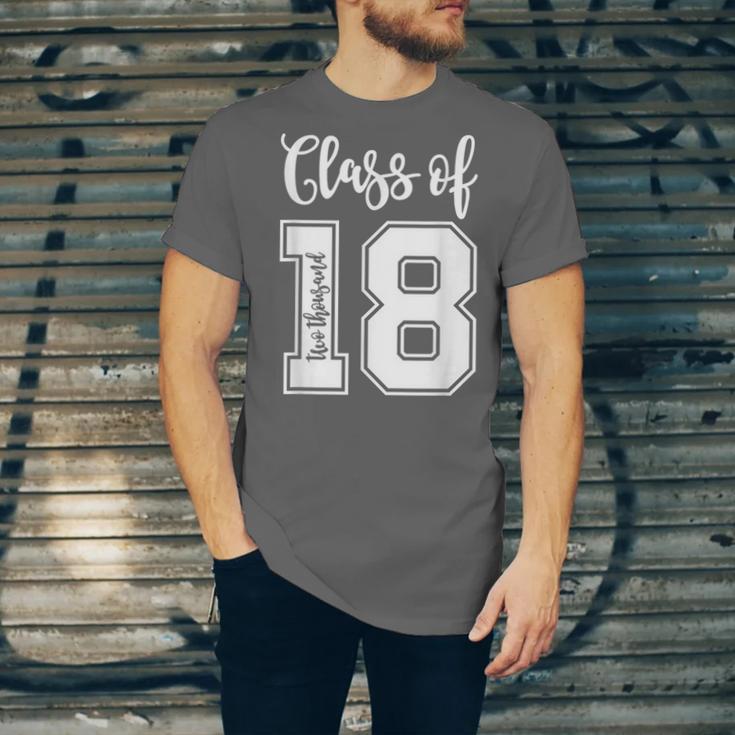 Class Of Two Thousand 18 Shirt Graduation T-Shirt Unisex Jersey T-Shirt