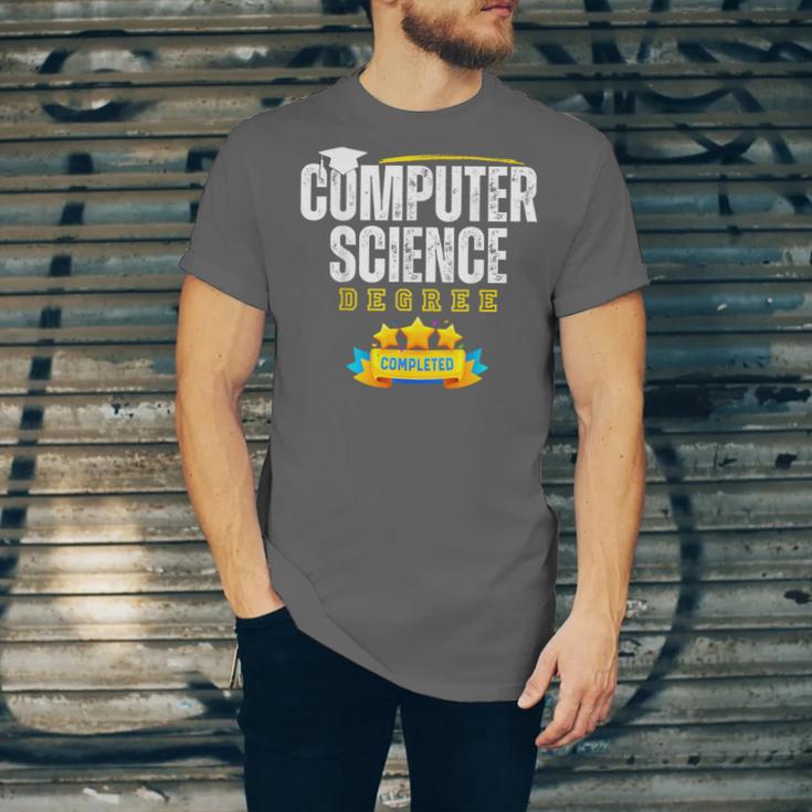 Computer Science Degree Graduation Senior Celebration Grad Unisex Jersey T-Shirt