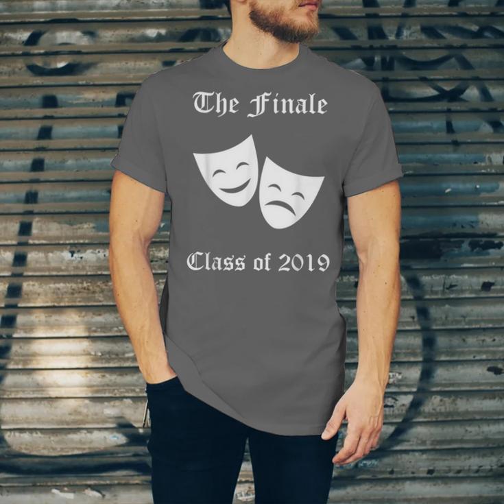 Cool Theater Graduation Tshirt Tragedy And Comedy Masks Unisex Jersey T-Shirt