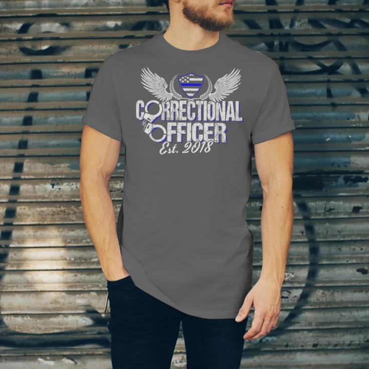 Corrections Officer 2018 Graduation Silver Line T-Shirt Unisex Jersey T-Shirt