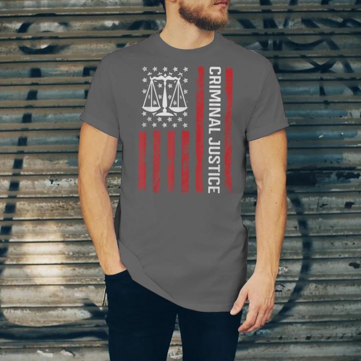 Criminal Justice Major College Student Graduate Graduation Unisex Jersey T-Shirt