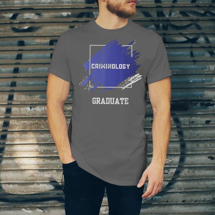 Criminology Graduation Graduated Degree University Student Unisex Jersey T-Shirt