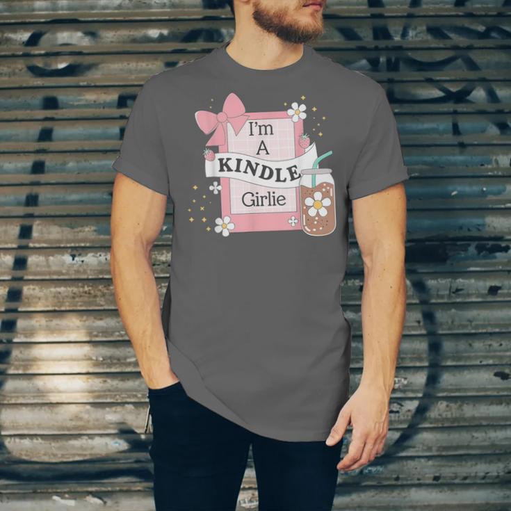 Cute Bookish Kindle Girlie Nerdy Read Book Lover Girl Women Unisex Jersey T-Shirt