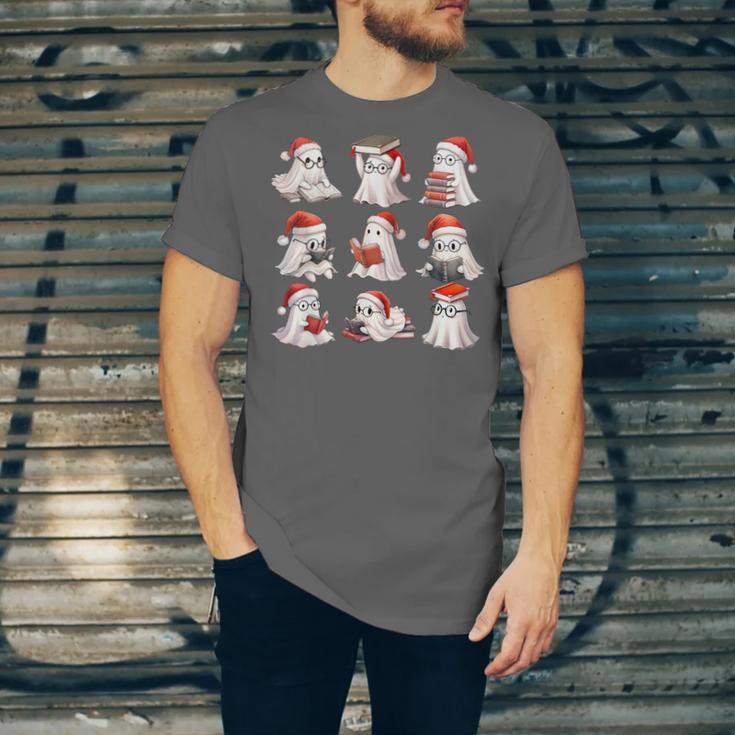 Cute Read More Booooooks Ghost Read More Books Christmas Unisex Jersey T-Shirt Cute Read More Booooooks Ghost Read More Books Christmas Unisex Jersey T-Shirt