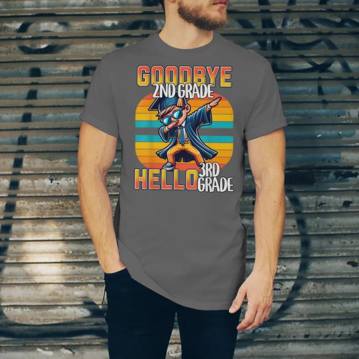 Dabbing Boy Goodbye 2nd Grade Hello 3rd Grade Graduation Unisex Jersey T-Shirt