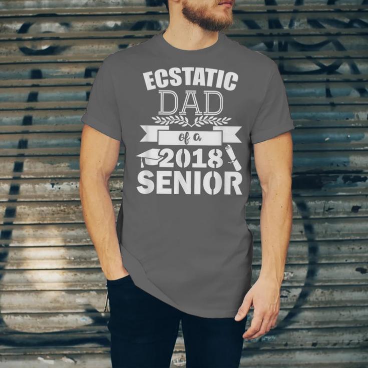 Dad Of a 2018 Senior Graduation Unisex Jersey T-Shirt