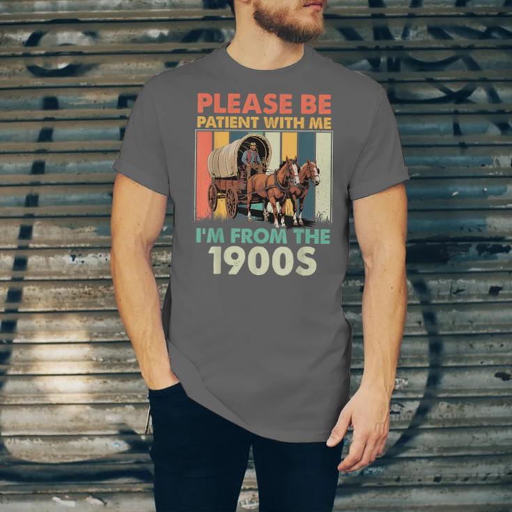 Dad Fathers Day Please Be Patient I'm From The 1900s Unisex Jersey T-Shirt