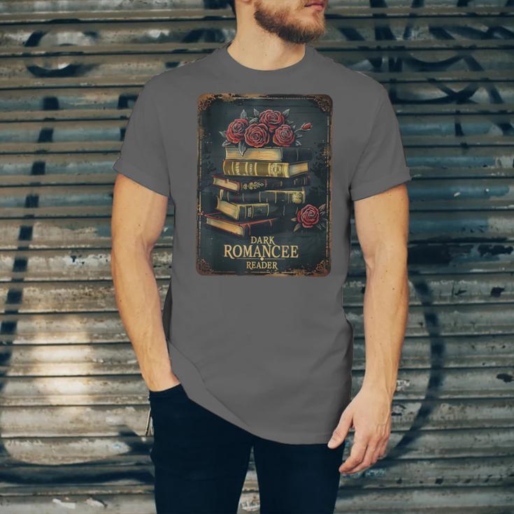 Dark Romance Reader Vintage Floral Book Lover Unisex Jersey T-Shirt Dark Romance Reader Vintage Floral Book Lover Unisex Jersey T-Shirt