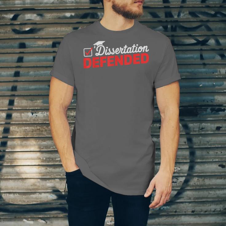 Dissertation Defended PhD Graduate PhD Graduation 2025 Unisex Jersey T-Shirt
