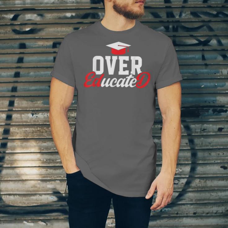 Doctor Of Education Over Educated EdD Doctorate Graduation Unisex Jersey T-Shirt