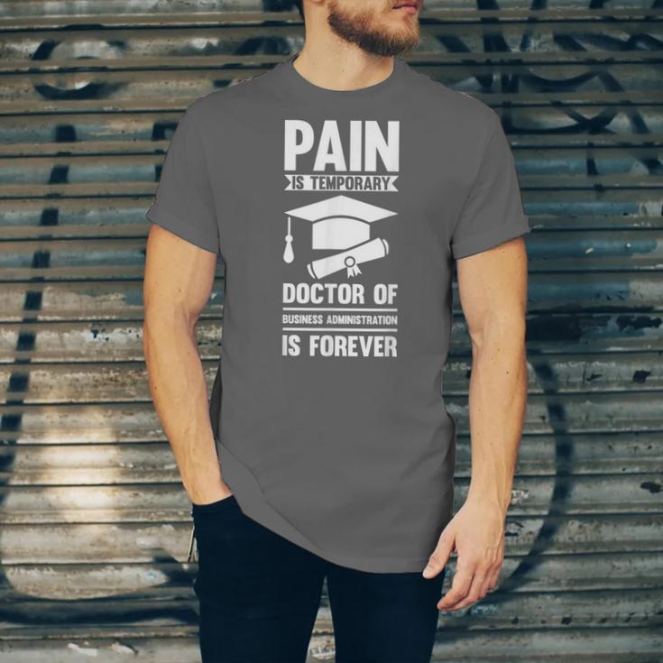Doctorate Is Forever- Graduation Achievement DBA Doctorate Unisex Jersey T-Shirt