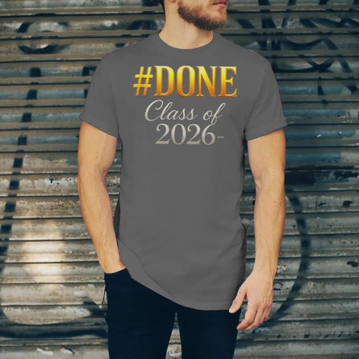 Done Class Of 2026 Graduation Unisex Jersey T-Shirt