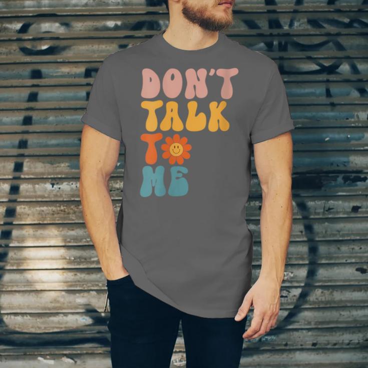 Don't Talk To Me Sarcastic Introvert Antisocial Unisex Jersey T-Shirt Don't Talk To Me Sarcastic Introvert Antisocial Unisex Jersey T-Shirt