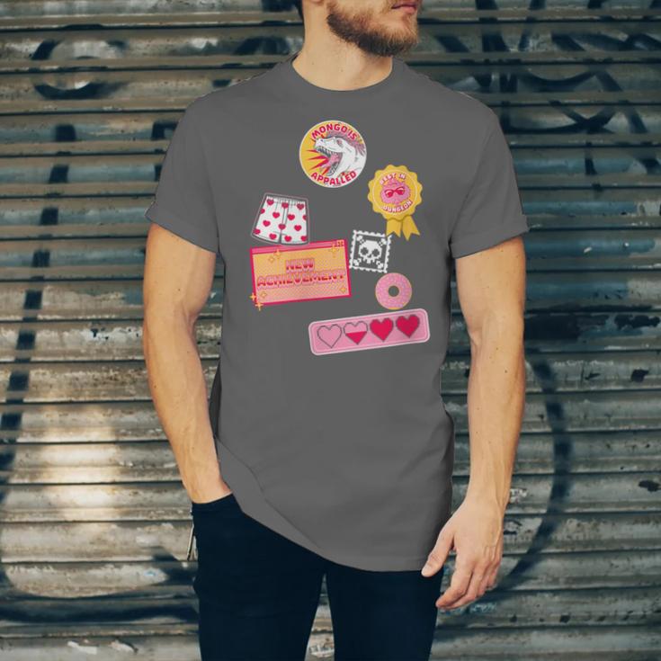 Dungeon Crawler Carl Colorful Sticker Collage LitRPG Book Unisex Jersey T-Shirt