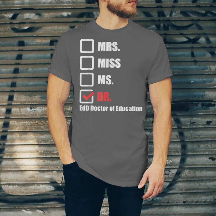 EdD Doctor Of Education Dr Doctorate Graduation Unisex Jersey T-Shirt