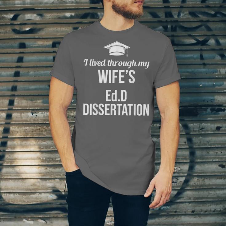 EDD Doctor Of Education EdD Wife Doctorate Graduation Unisex Jersey T-Shirt