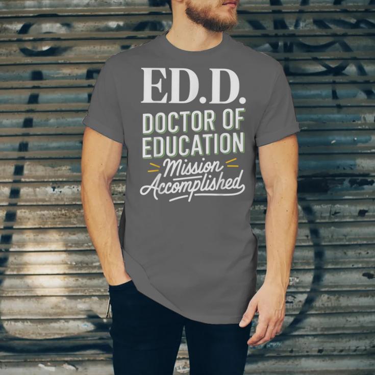 EdD Doctor Of Education Graduation For Doctoral Degree Unisex Jersey T-Shirt