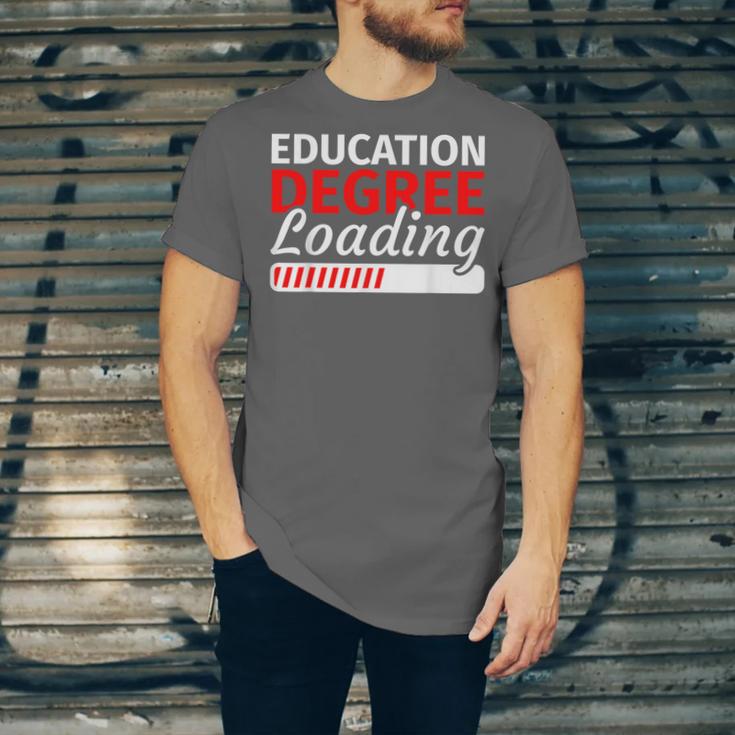 Education Major Shirts Teaching Degree Loading Graduation Unisex Jersey T-Shirt