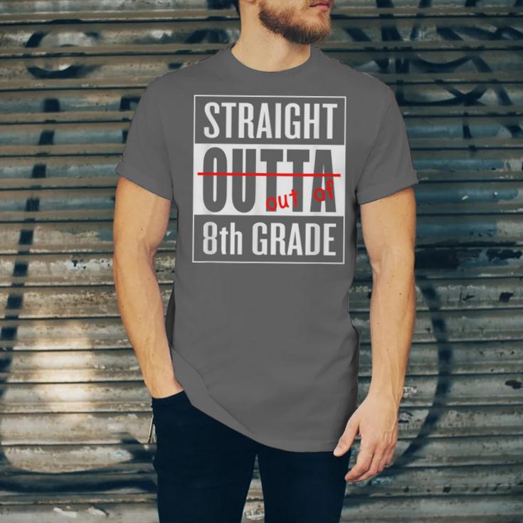 Eighth Grade Graduation Shirt Straight Outta 8th Grade Unisex Jersey T-Shirt
