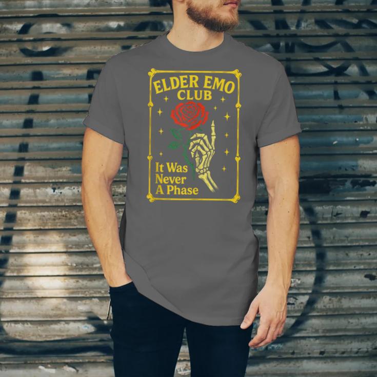 Elder Emo Club Emo Gothic Music Nostalgia Unisex Jersey T-Shirt Elder Emo Club Emo Gothic Music Nostalgia Unisex Jersey T-Shirt