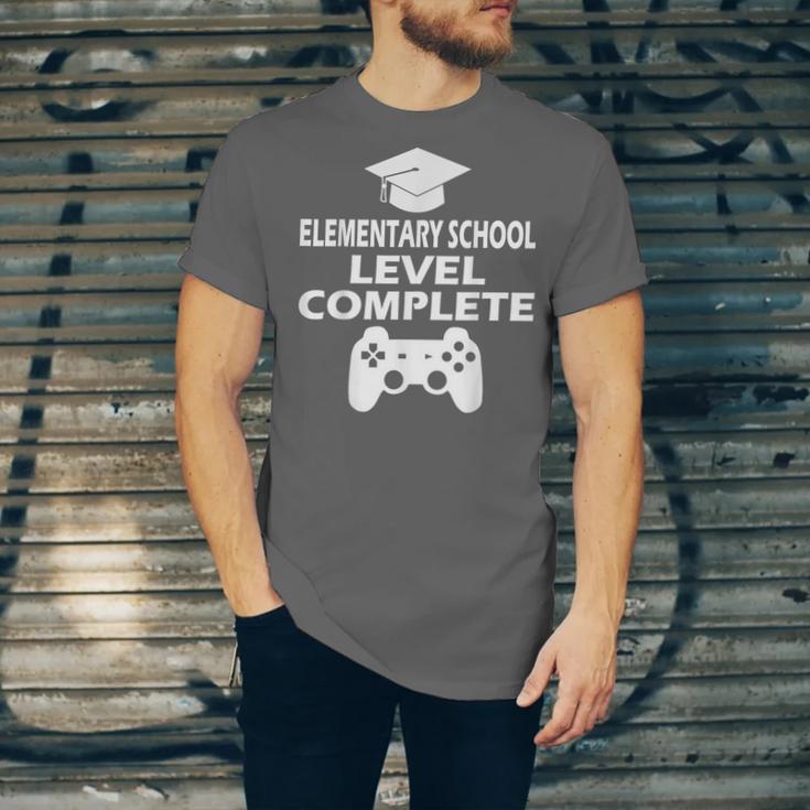 Elementary School Level Complete Gamer Graduation Day 2024 Unisex Jersey T-Shirt