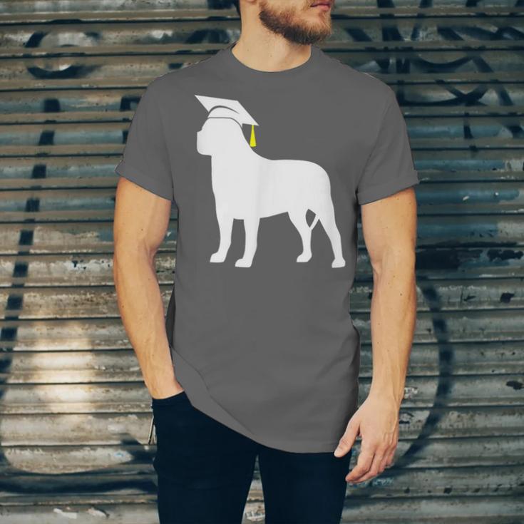 English Mastiff Graduation Dog Graduate Unisex Jersey T-Shirt